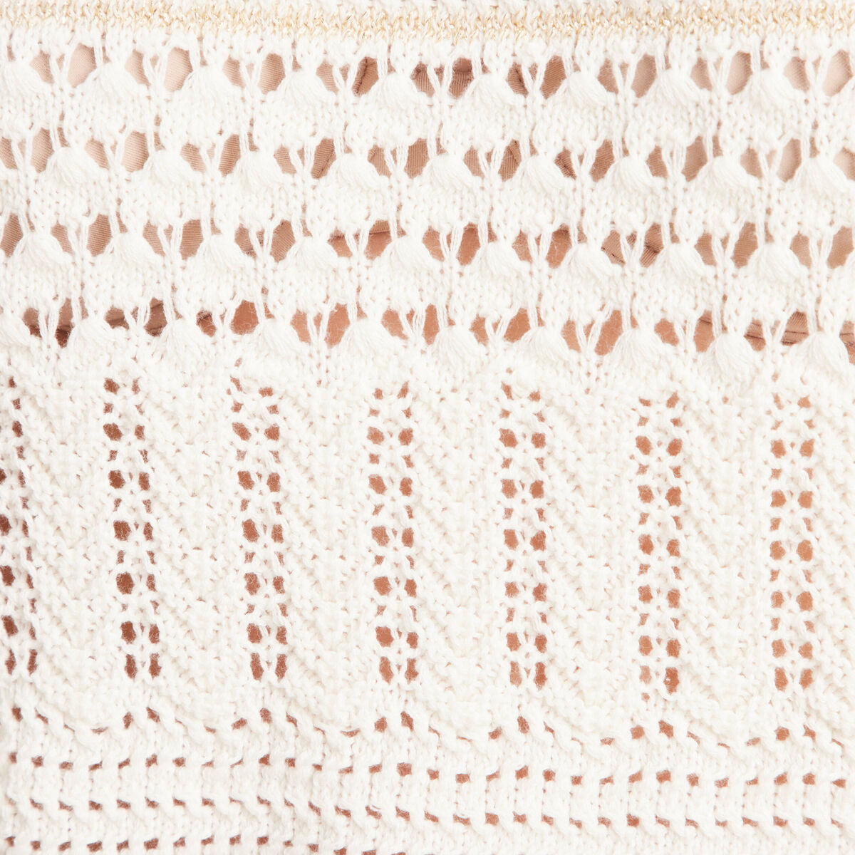 Pull manches courtes ajouré Phil Star pattern by Phildar France