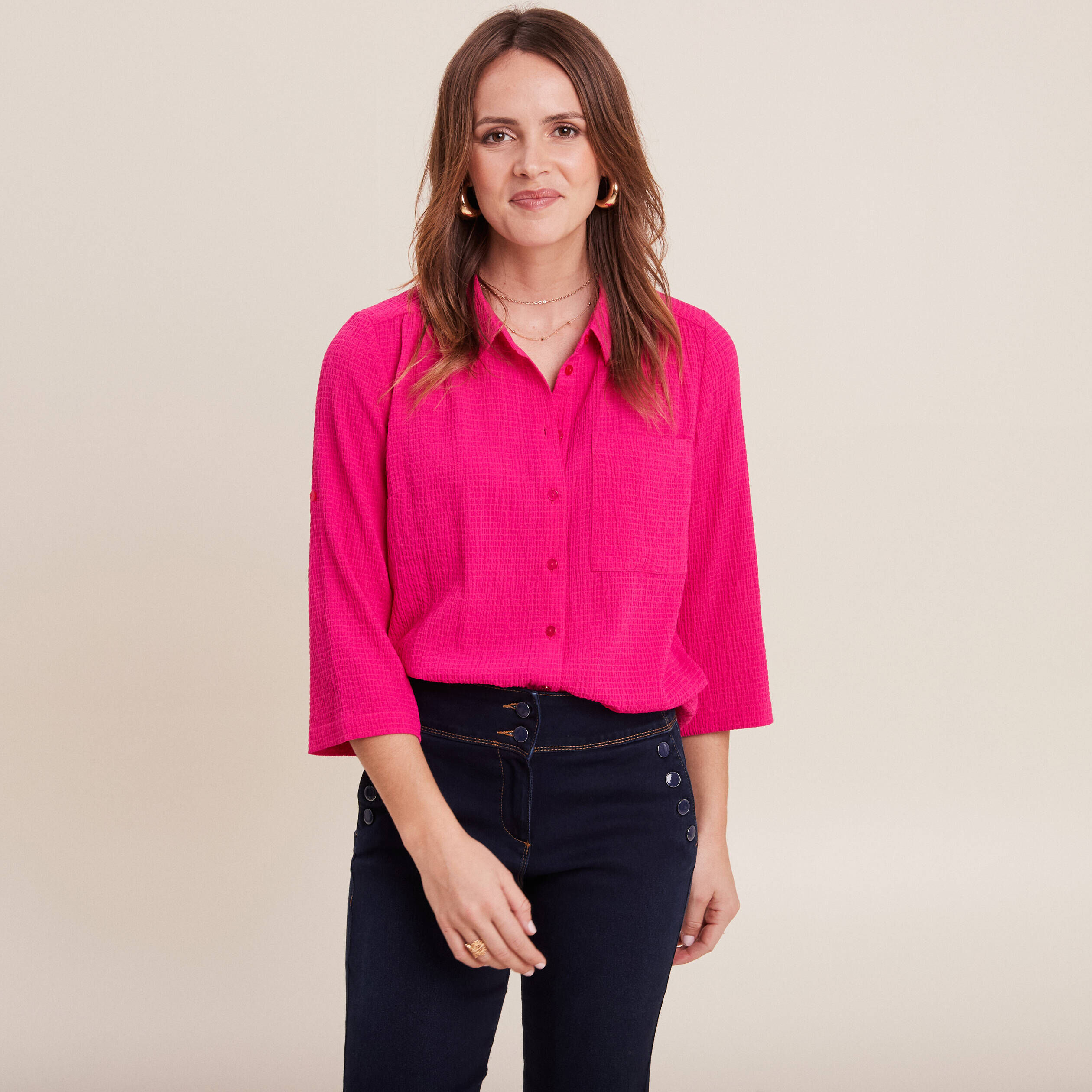 Chemises et blouses femme Rose Br al