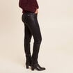 Pantalon magique L'Unique coupe ajust&eacute;e noir femme