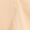 Blouse ample col chemise manches courtes beige femme