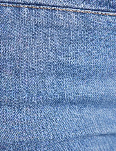 Jean large ceinturé denim double stone femme