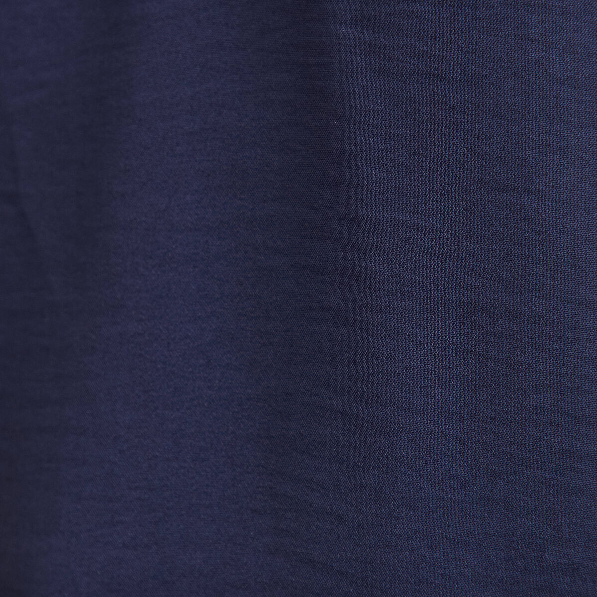 Blouse col V manches courtes bleu marine femme