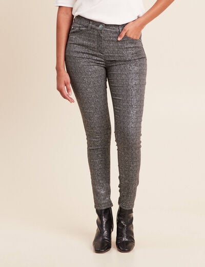 Pantalon magique Le L&eacute;ger enduit gris femme