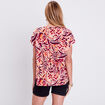 Blouse manches courtes rose clair femme