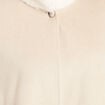Poncho cape coupe ample ivoire femme