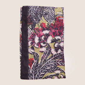 Foulard vert femme