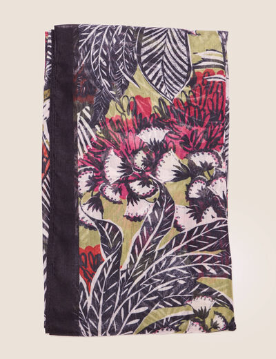 Foulard vert femme