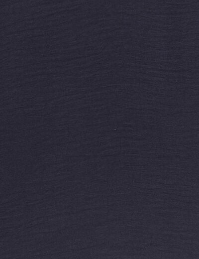 T-shirt manches courtes bleu foncé femme