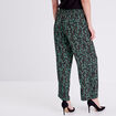Pantalon flou vert pastel femme