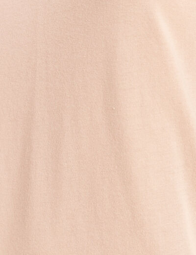 T-shirt manches courtes sable femme