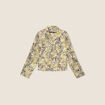 Veste boutonnée vert femme