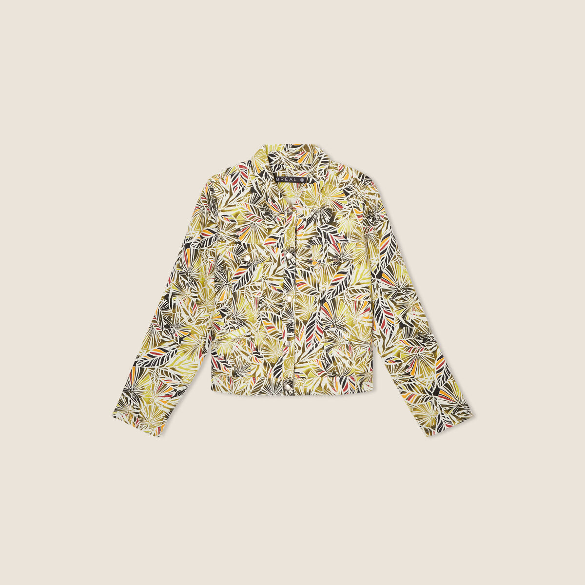 Veste boutonnée vert femme