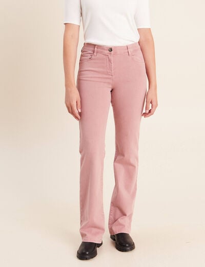 Jean magique L'Unique coupe bootcut rose femme
