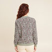 Gilet réversible esprit bomber jaune citron femme