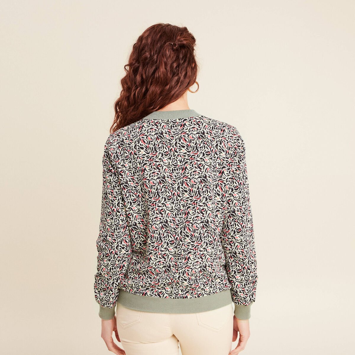 Gilet réversible esprit bomber jaune citron femme