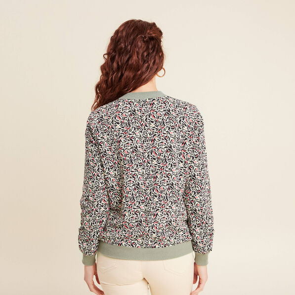 Gilet réversible esprit bomber jaune citron femme