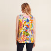 Blouse sans manches multicolore femme