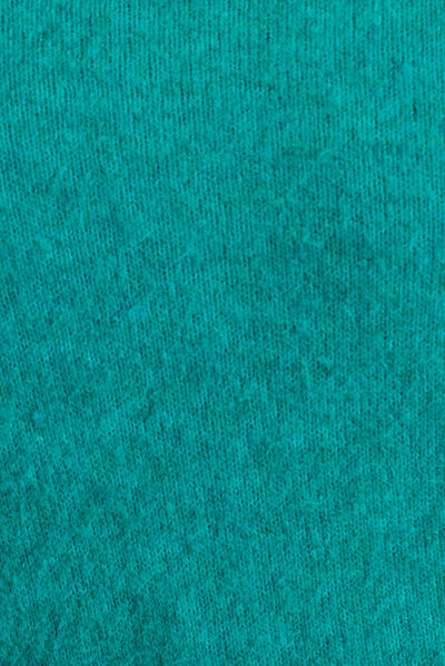 Pull manches longues vert menthe femme