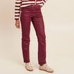 Pantalon magique L'Unique effet brillant bordeaux femme