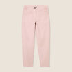 Jean carotte 7/8ème rose pastel femme
