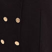 Gilet court cintr&eacute; sans manches col v noir femme