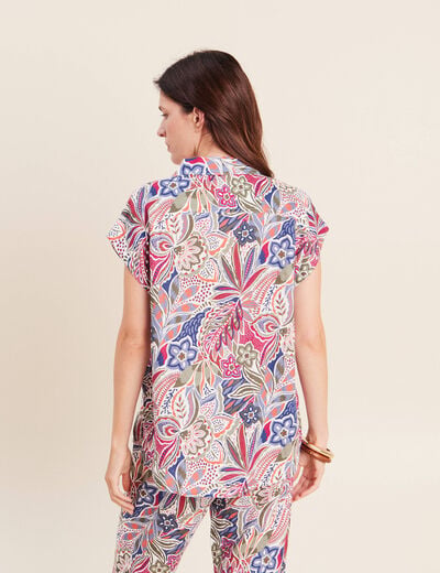 Chemise sans manches mauve femme
