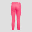 Pantacourt taille standard rose framboise femme