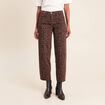 Pantalon magique l'unique marron chocolat femme