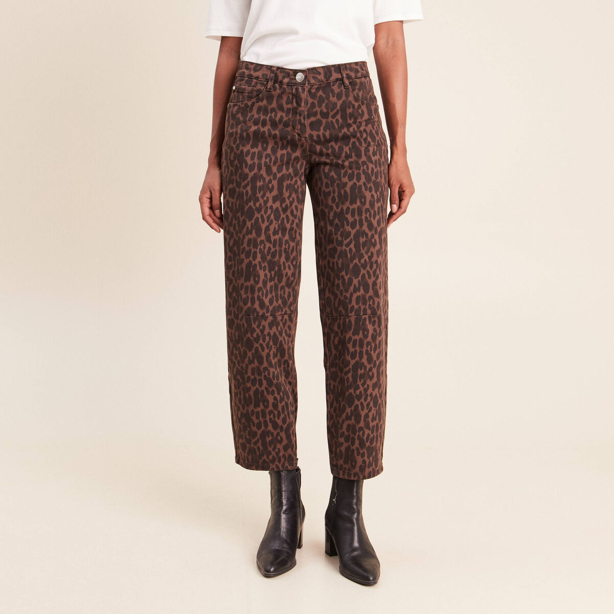 Pantalon magique l'unique marron chocolat femme
