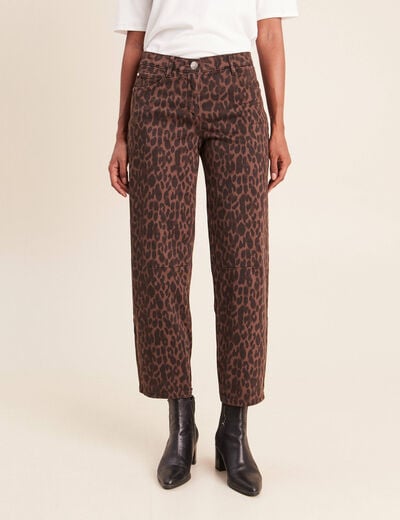 Pantalon magique l'unique marron chocolat femme