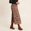 Jupe longue évasée noir femme