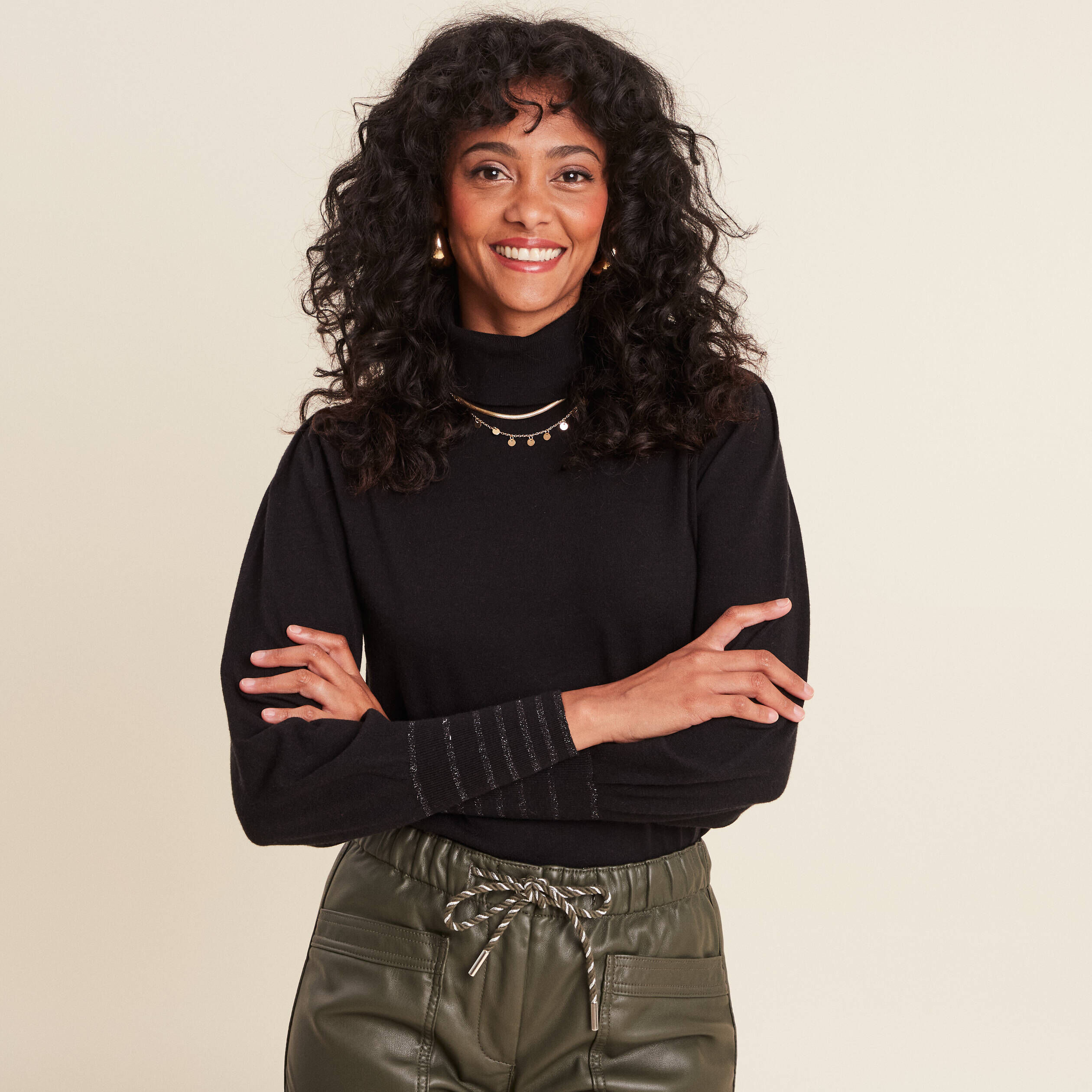 Pull Noir BREAL 38 - Sérigraphie & Découpe Dos - Occasion Très Bon état