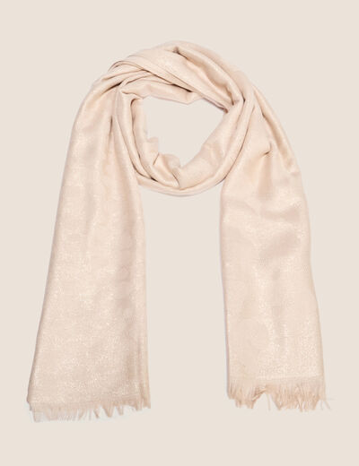 Foulard couleur or femme