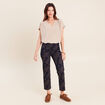 Pantalon magique Le L&eacute;ger coupe droite beige femme