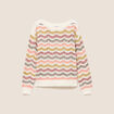 Pull col bateau manches longues vert femme