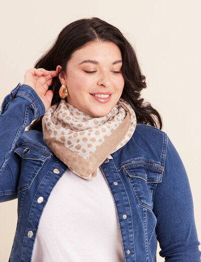Foulard sable femme