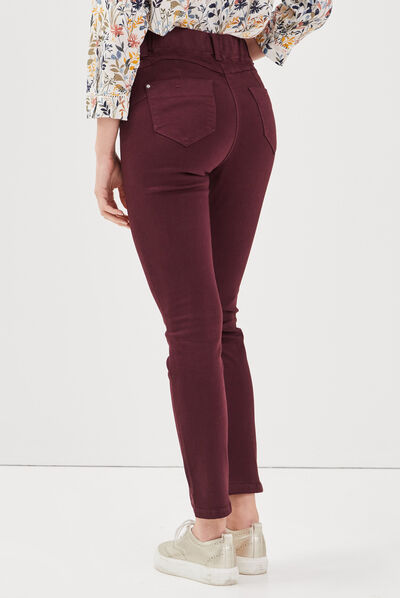Tregging taille standard prune femme