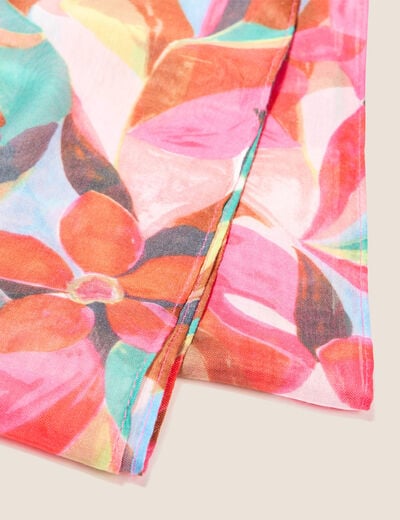 Foulard multicolore femme