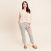 D&eacute;bardeur macram&eacute; ecru femme