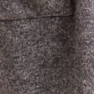 Gilet long manches longues gris foncé femme
