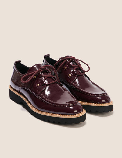 Derby bordeaux femme