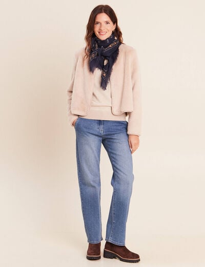 Jean avec strass denim stone femme