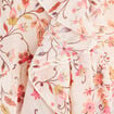 Blouse ample en voile manches 3/4 multicolore femme