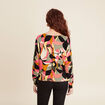 Pull manches longues multicolore femme
