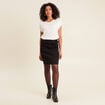 Jupe ajustée noir femme