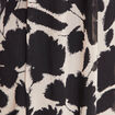 Robe évasée fluide noir femme