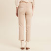 Jean droit 7/8ème denim beige femme