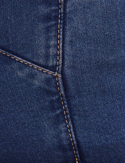 Jean magique Le L&eacute;ger coupe ajust&eacute;e long denim double stone femme