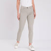 Pantalon léger taille standard 7/8ème vert clair femme