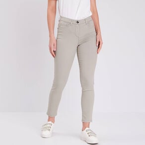 pantalon leger taille standard 78eme vert clair femme Pantalon léger taille standard 7/8ème vert clair femme